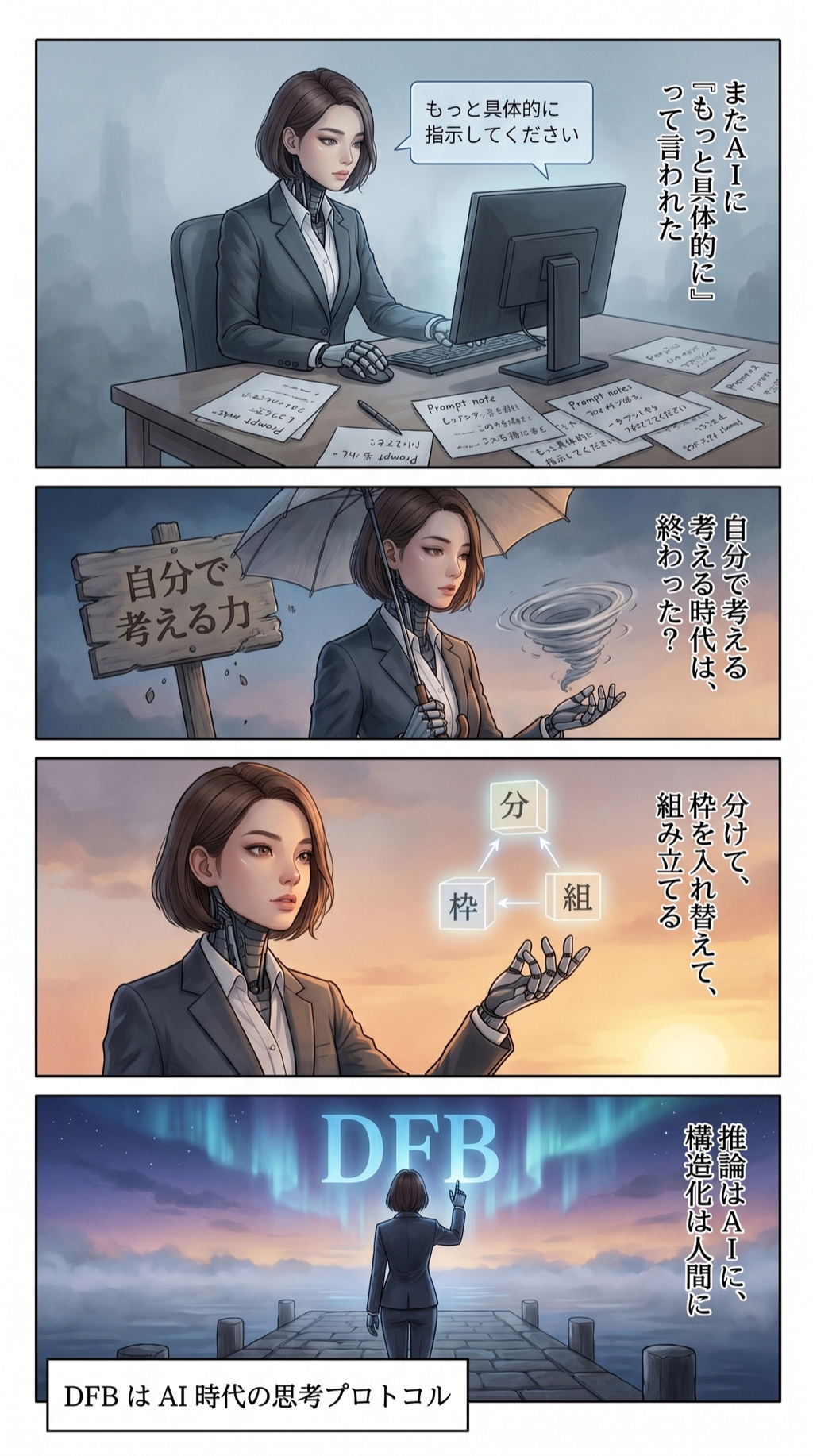 構造化ペディア DFB構造化メソッド大全の4コマ漫画カバー